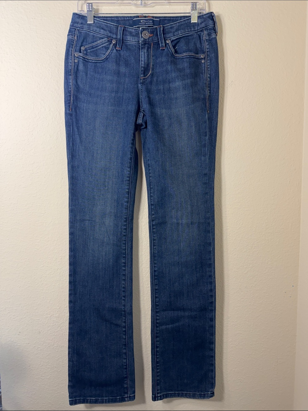 Tommy Bahama Denim Dark Wash Straight Leg Comfort Stretch Jeans Womens Size 6 28